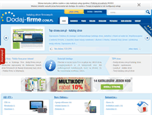 Tablet Screenshot of dodaj-firme.com.pl